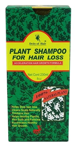 Deity Hair Loss Shampoo, 8 Oz (3 Pack) - Plant-Based Formula For Thicker Hair