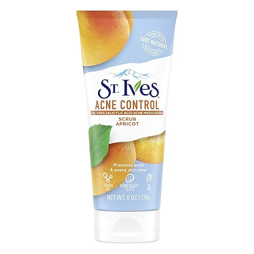 St. Ives Naturally Clear Apricot Scrub, Blemish Control, 6 Oz, Pack Of 5