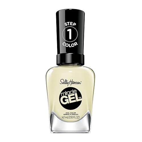 Sally Hansen Miracle Gel Cozy Chic Knitterally The Best Yellow Nail Polish, 0.5 Fl Oz