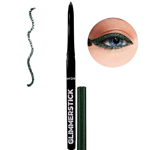 Avon Glimmersticks Diamonds Eye Liner - Emerald Glow, 1 Count, Long-Lasting Color