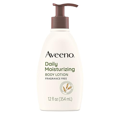 Aveeno Daily Moisturizing Body Lotion, Fragrance-Free, 12 Fl Oz (Pack Of 6) For Dry Skin