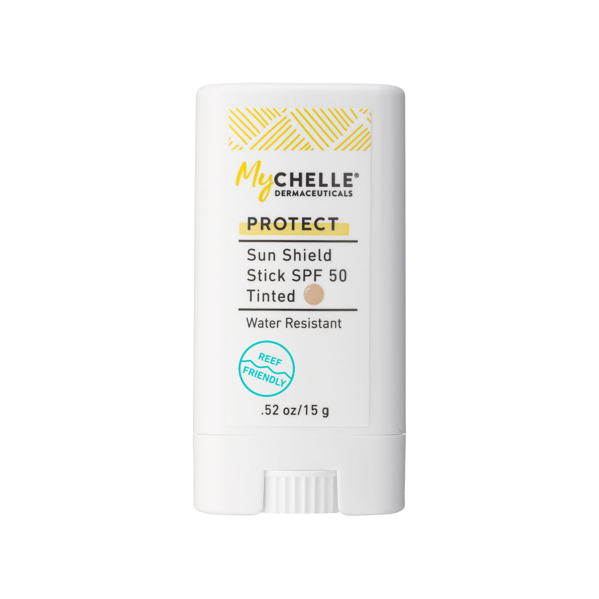 Mychelle Tinted Sun Shield Stick Spf 50 - Mineral Reef Safe Sunscreen For Face