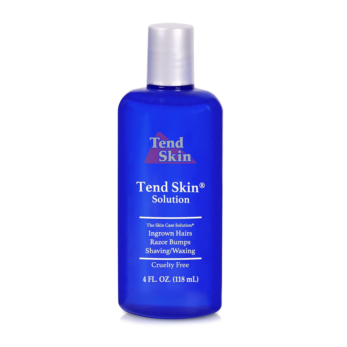 Tend Skin Aftershave Solution For Ingrown Hair & Razor Bumps, 4Oz, Blue