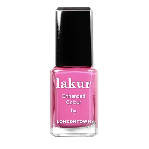 Londontown Vegan Pink Nail Polish - Fruit-Tella, Long-Lasting, Chip-Resistant, 0.4 Fl