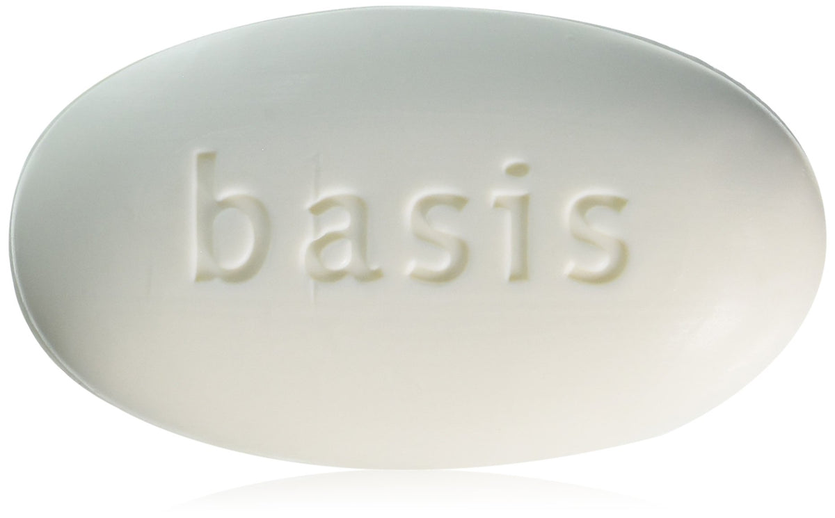 Basis Sensitive Skin Bar Soap, 4 Oz (Pack Of 5) - Gentle Cleansing For Delicate Skin