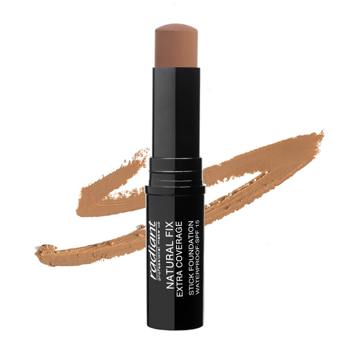 Radiant Professional Natural Fix Foundation Stick - Full Coverage Waterproof, Spf 15, Tawny 06