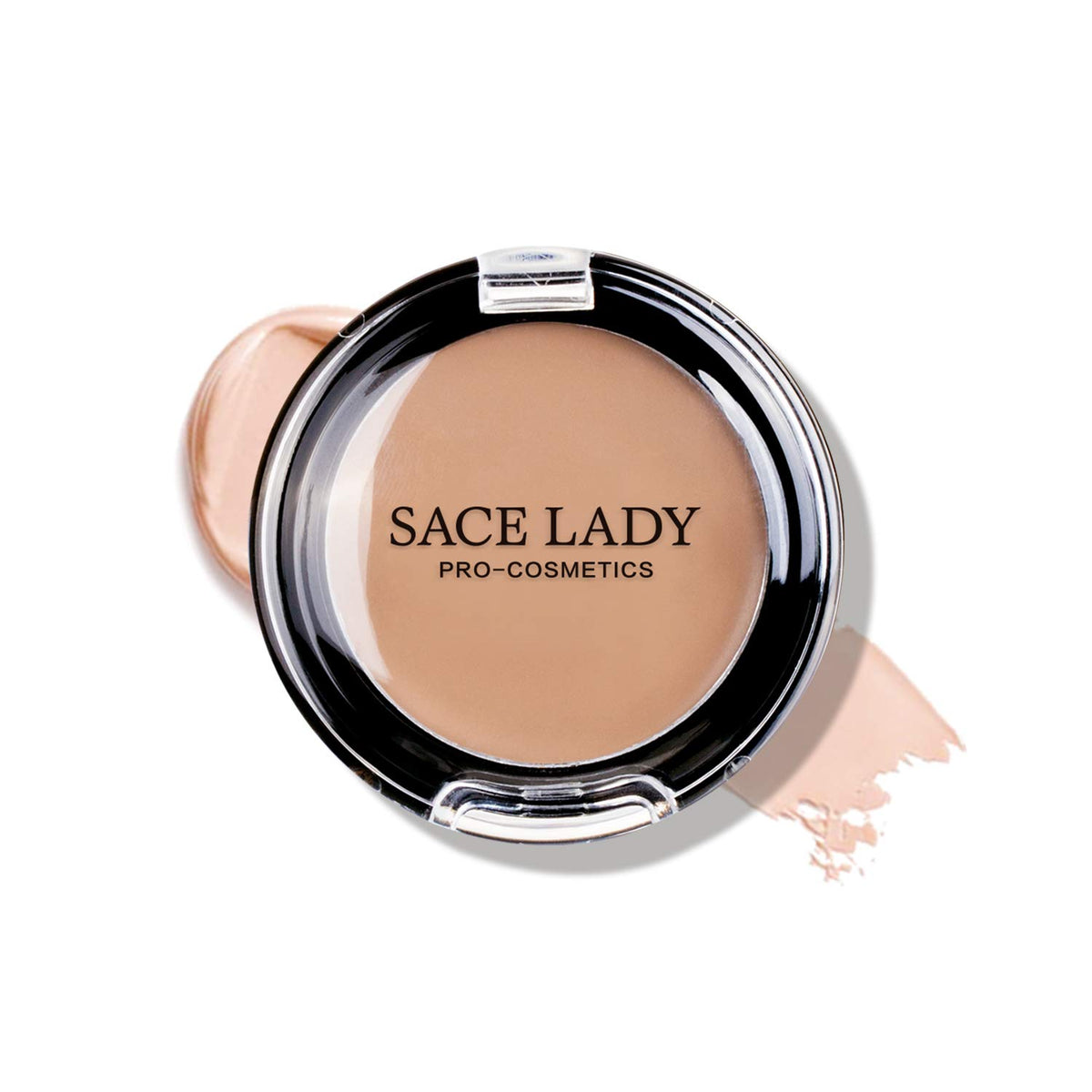 Sace Lady Full Coverage Concealer Cream - Waterproof Matte For Dark Spots & Under Eyes, 6G #30 Light Natural