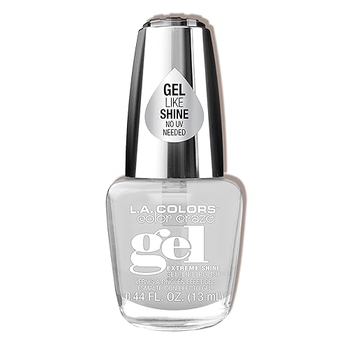 La Colors Gel Nail Enamel - Frosting Cnp701, 1 Count, Long-Lasting Nail Polish