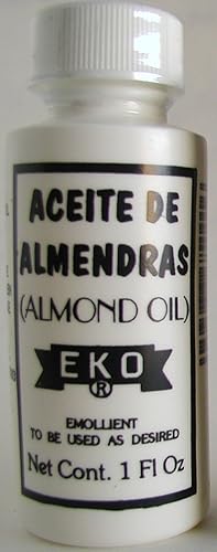 Eko Almond Oil - 1 Oz, Pure Natural Moisturizer For Skin & Hair, Cold-Pressed Quality