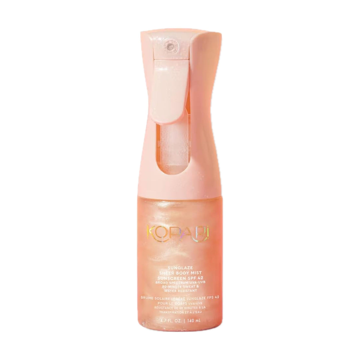 Kopari Sunglaze Sheer Body Mist Sunscreen Spf 42, Hydrating & Fast-Absorbing, 4.