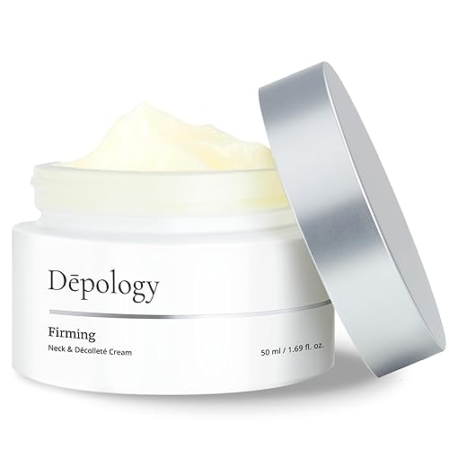 Depology Firming Neck & Décolleté Cream - Anti-Aging Retinol, Collagen, Multi-Ha, 1.69 Fl