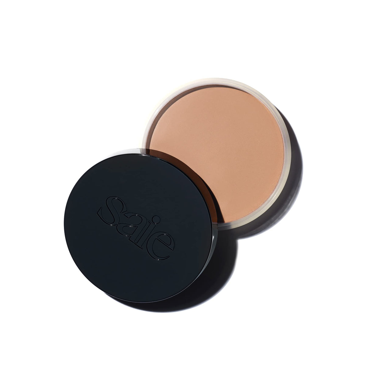 Saie Sun Melt Bronzer - Buildable Cream-Balm For Face Sculpting, Fair Bronze, 1 Oz