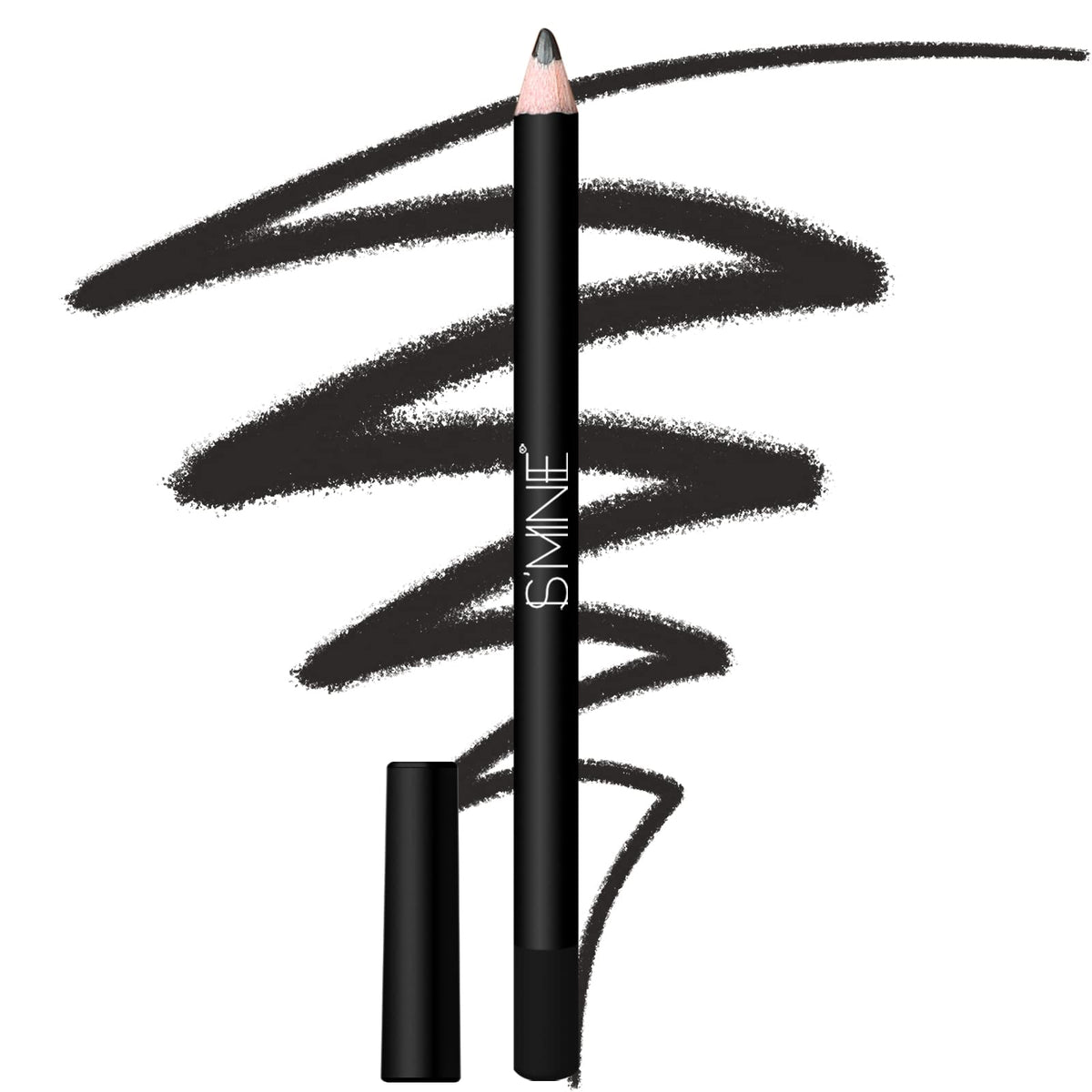 Ismine One Black Lip Liner - Waterproof Matte Pencil, Long Lasting, Smooth Application #12