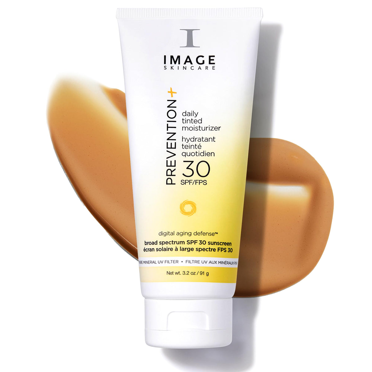 Image Skincare Prevention + Daily Tinted Moisturizer, Tan, 3.2 Fl Oz - Spf Protection