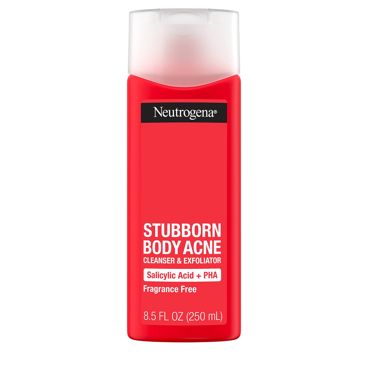 Neutrogena Stubborn Body Acne Cleanser & Exfoliator With Salicylic Acid, 8.5 Fl. Oz