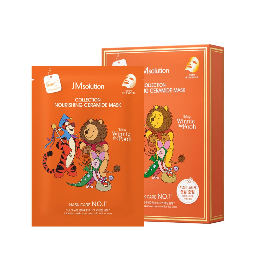 Jmsolution Disney Collection Nourishing Ceramide Mask - Korean Skin Care, 10 Masks