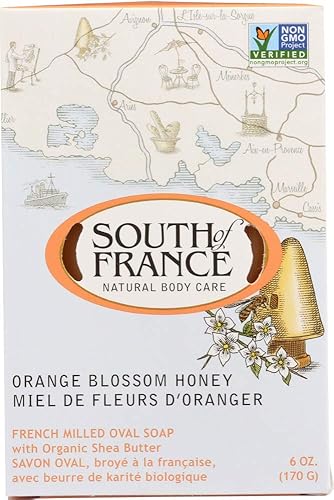 South Of France Natural Body Care Orange Blossom Honey 6 Oz - Moisturizing Body Lotion