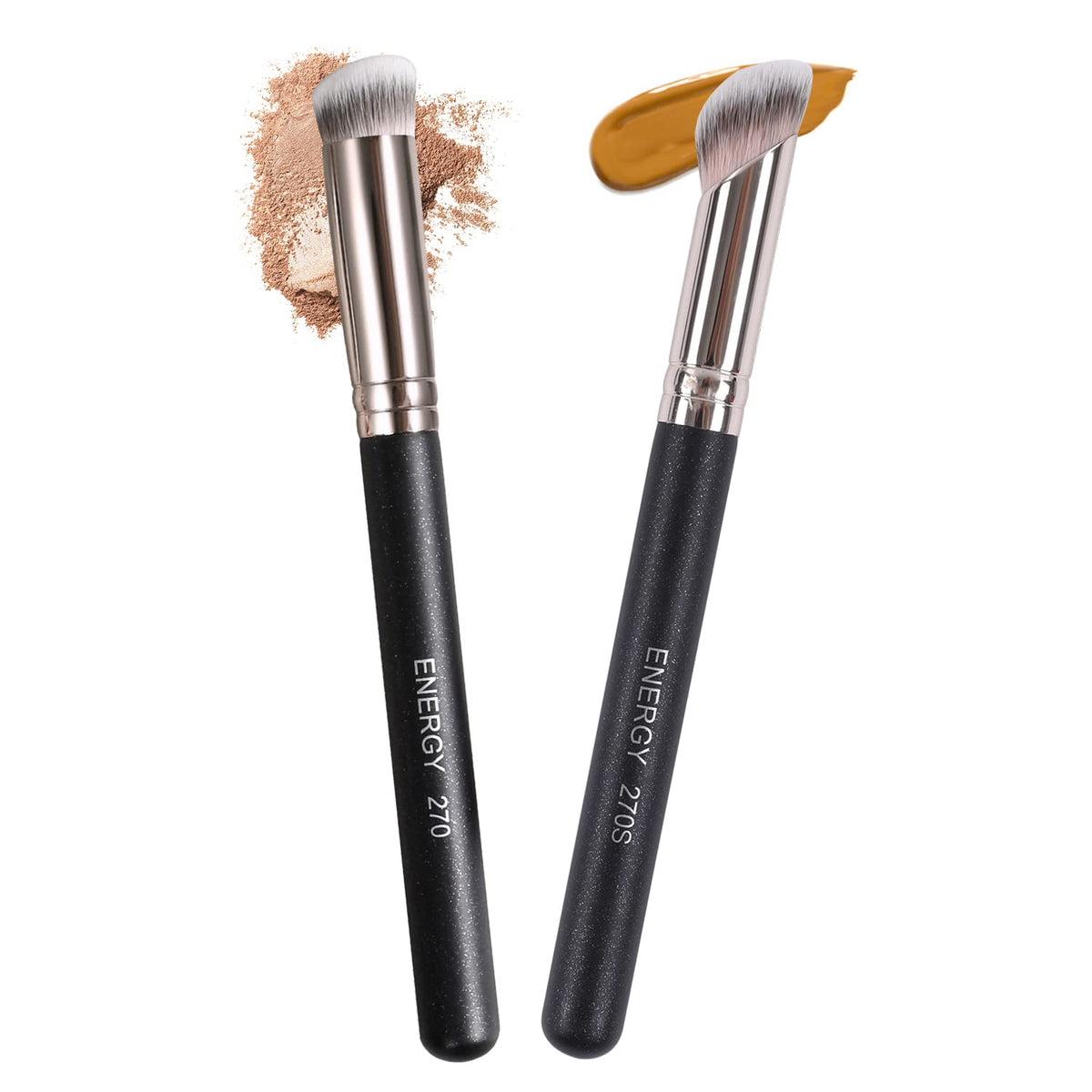 Energy Concealer Blending Brush - Black Under Eye & Contour Brush 270/270S