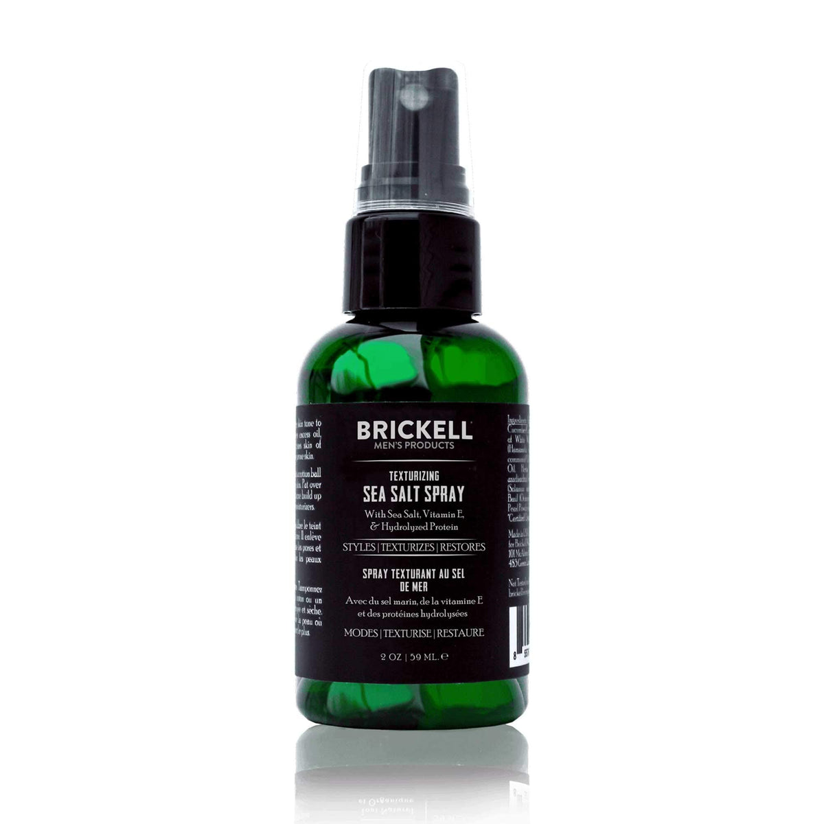 Brickell Men'S Texturizing Sea Salt Spray - Natural, Alcohol-Free, 2 Fl Oz For Beachy Hair Style