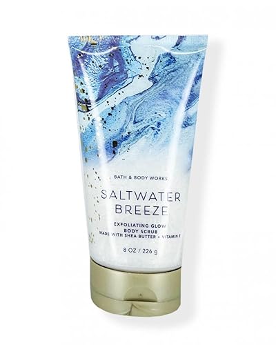 Bath & Body Works Saltwater Breeze Creamy Body Scrub 6.6 Oz - Exfoliating Body Care