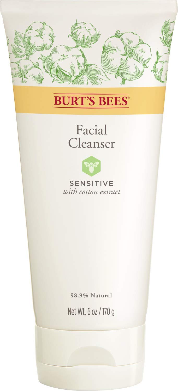 Burt'S Bees Sensitive Skin Face Cleanser, 6 Oz - Gentle, Natural Formula For Daily Use