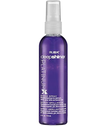 Rusk Deepshine Platinumx Shine Spray, 4 Oz - Glossy Finish & Heat Styling Compatible