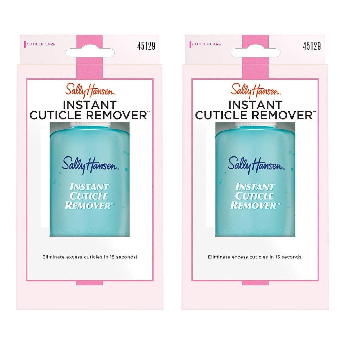 Sally Hansen Instant Cuticle Remover, 2 Count - Fast Acting Nail Care Solution