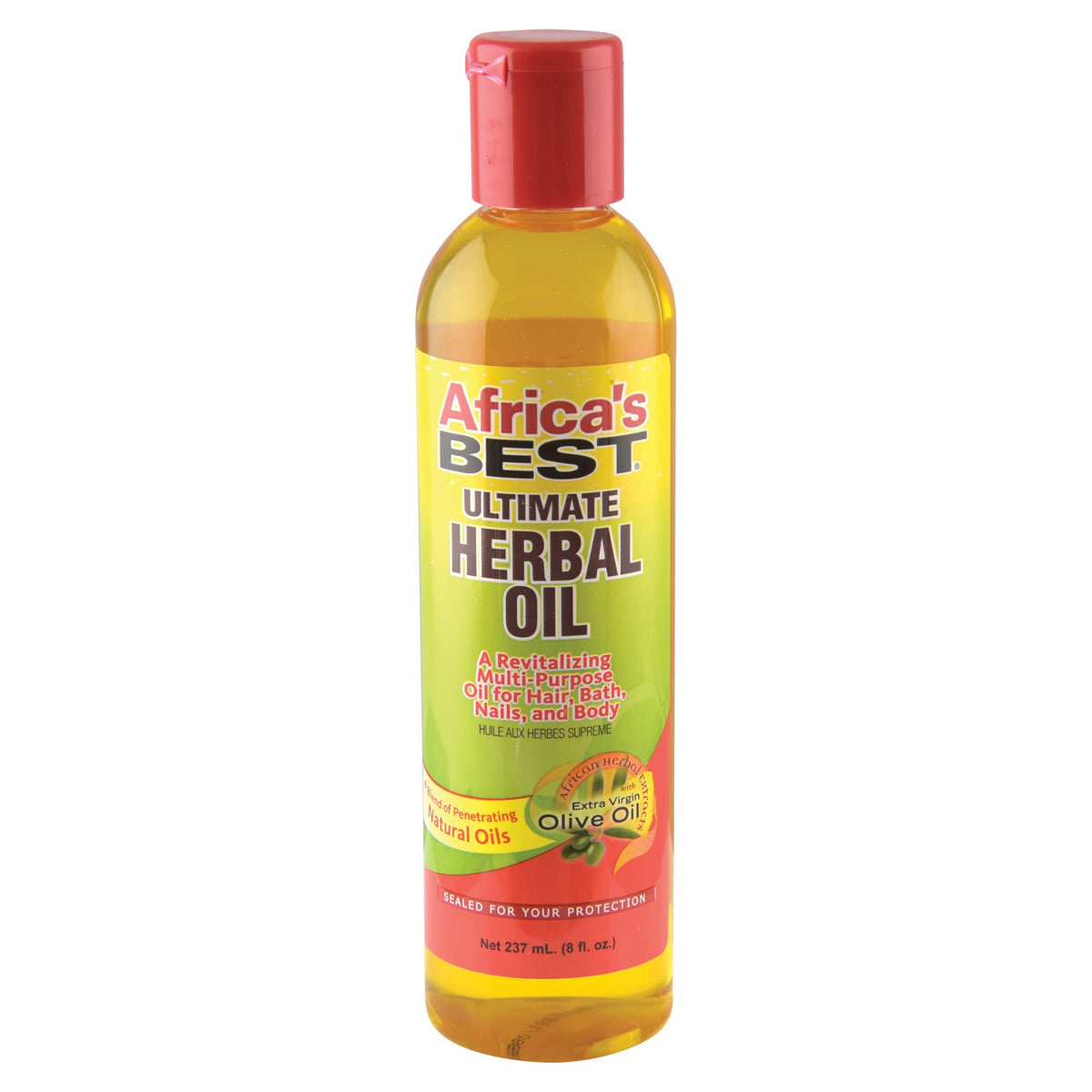 Africa'S Best Herbal Oil 12 Fl Oz - Nourishing Hair & Skin Treatment, Natural Ingredients