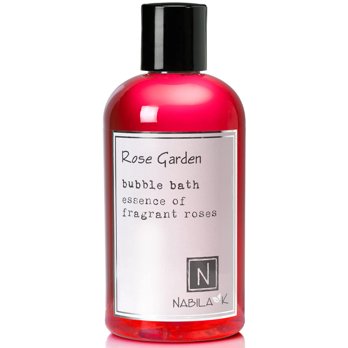 Rose Garden Bubble Bath By Nabila K - Tear-Free, Gentle Moisturizing For Sensitive Skin, 8 Oz