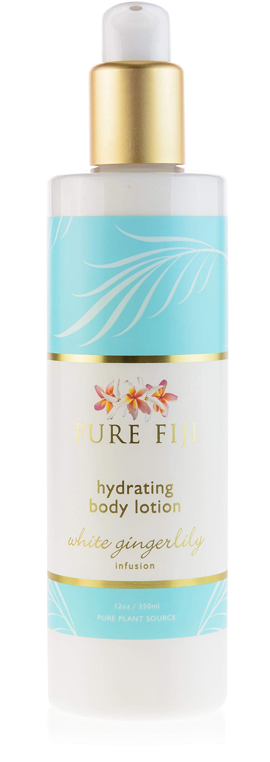 Pure Fiji Hydrating Body Lotion With Coconut Milk & Vitamin E, 12 Oz, White Gingerlily Scent