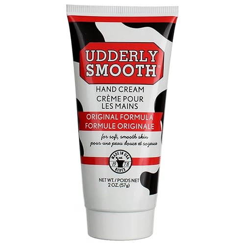 Udderly Smooth Hand Cream 2 Oz Travel Size - Pack Of 4, Moisturizing & Hydrating Formula