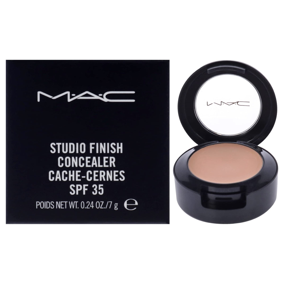 Mac Studio Finish Concealer Spf 35 - Nw30, 0.24 Oz, Long-Lasting Coverage For Women