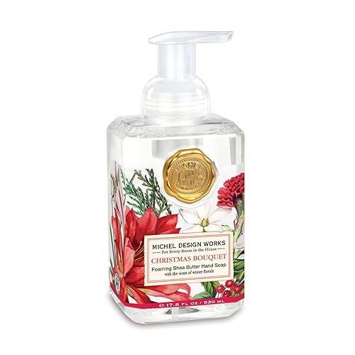 Michel Design Works Christmas Bouquet Foaming Hand Soap, 17.8 Fl Oz