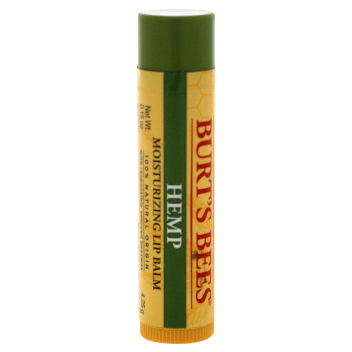 Burts Bees Hemp Moisturizing Lip Balm For Unisex - 0.15 Oz Classic Lip Care