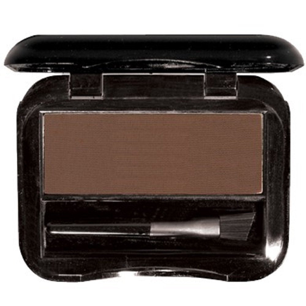 Probeautyco Brush On Brow Powder Compact - Dark Brown For Perfectly Shaped & Contoured Brows