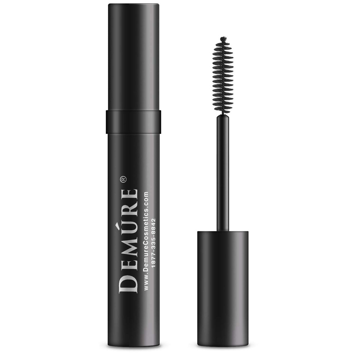 Delúvia Demure Mineral Mascara - Conditioning Black, Water Resistant, High Definition Lashes