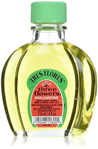 Three Flowers Brilliantine Liquid, 4 Oz - Pack Of 10, Hair Styling & Finishing Product