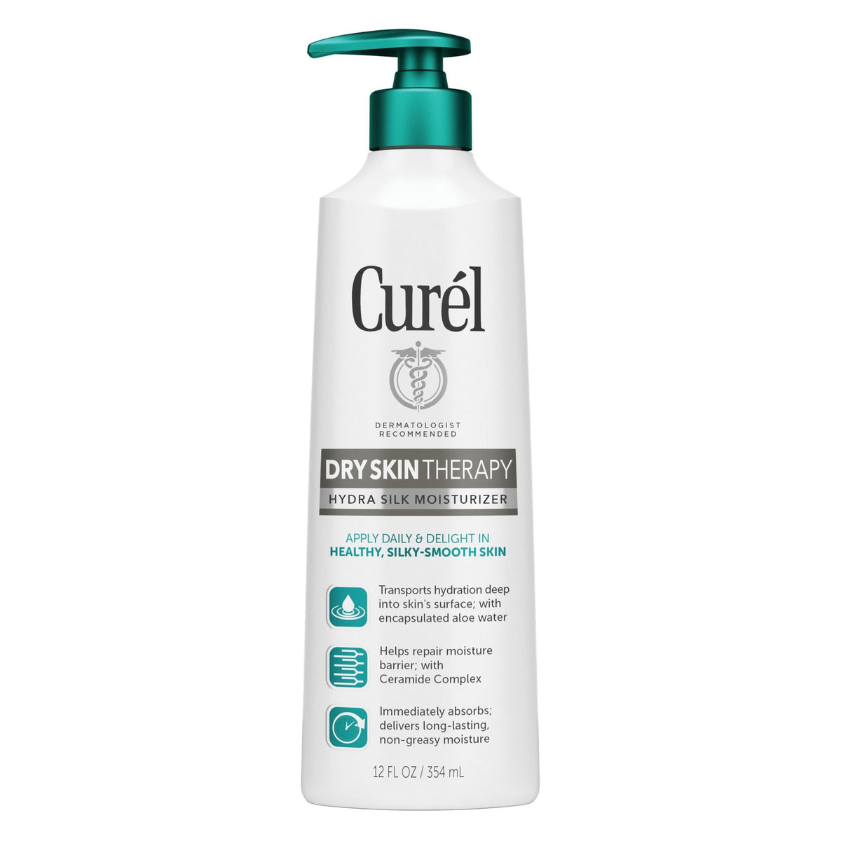 Curel Extra Dry Skin Therapy Lotion, 12 Oz - Advanced Ceramide Complex & Aloe Water Moisturizer