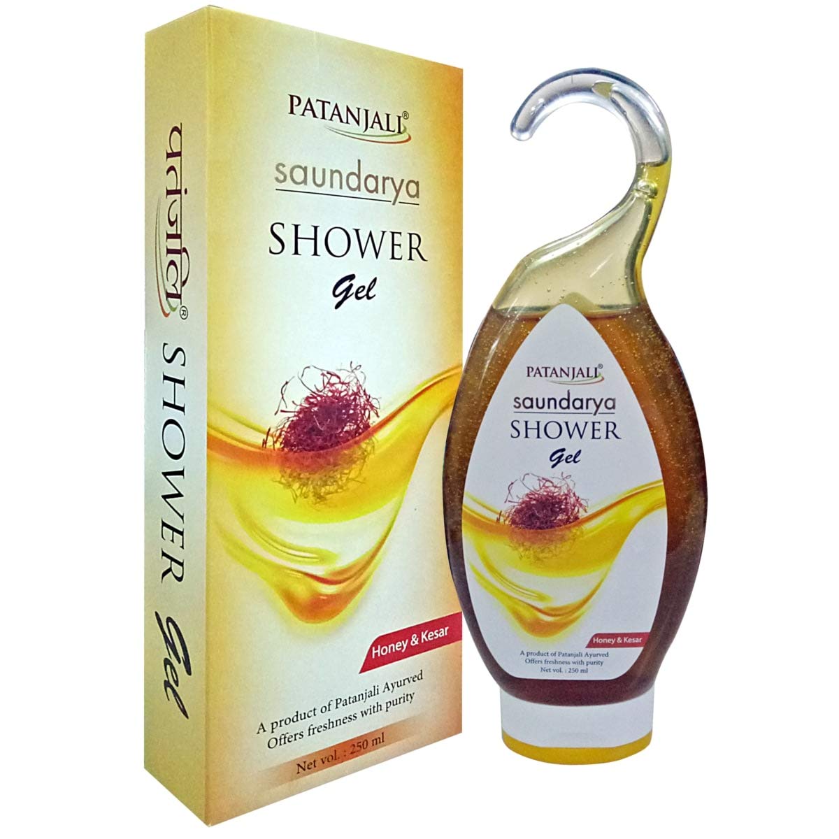 Patanjali Saundarya Shower Gel - 1 Count, Nourishing & Refreshing Body Cleanser