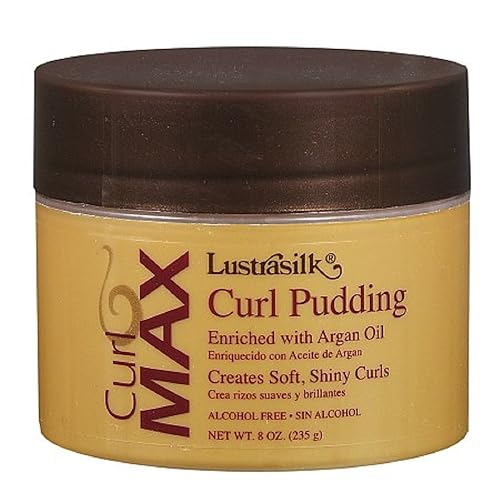 Lustrasilk Curl Max Curl Pudding - 8 Oz Hair Styling Cream for Defined Curls