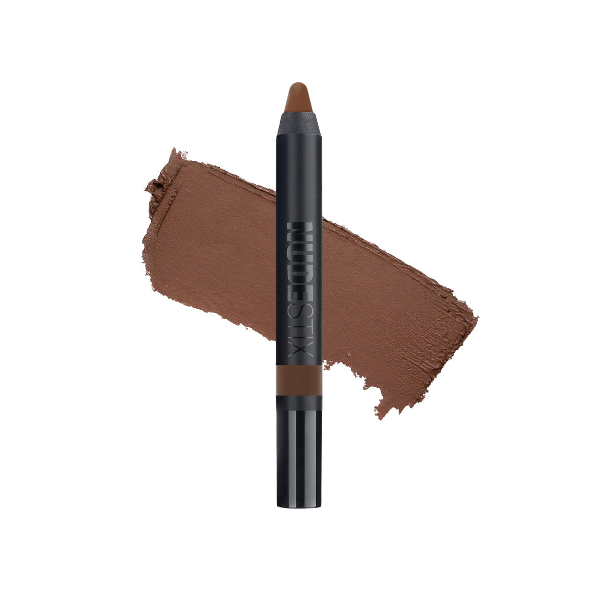 Nudestix Magnetic Matte Eye Color Pencil - Waterproof Eyeshadow & Eyeliner, Chocolate, 1 Count