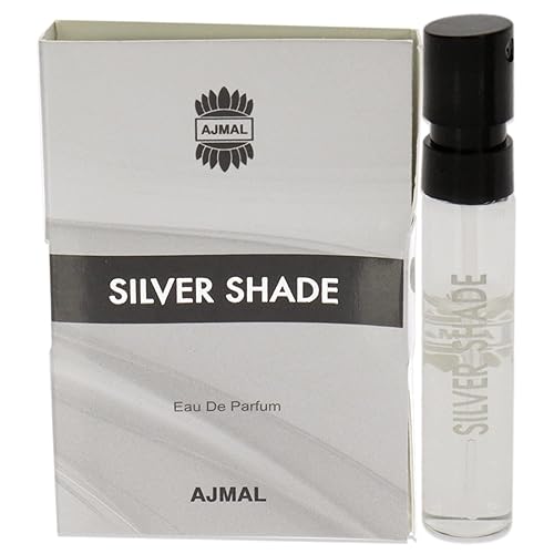 Ajmal Silver Shade EDP Spray Vial Mini 1.5 ml Unisex Fragrance - Elegant Scent in Convenient Travel Size