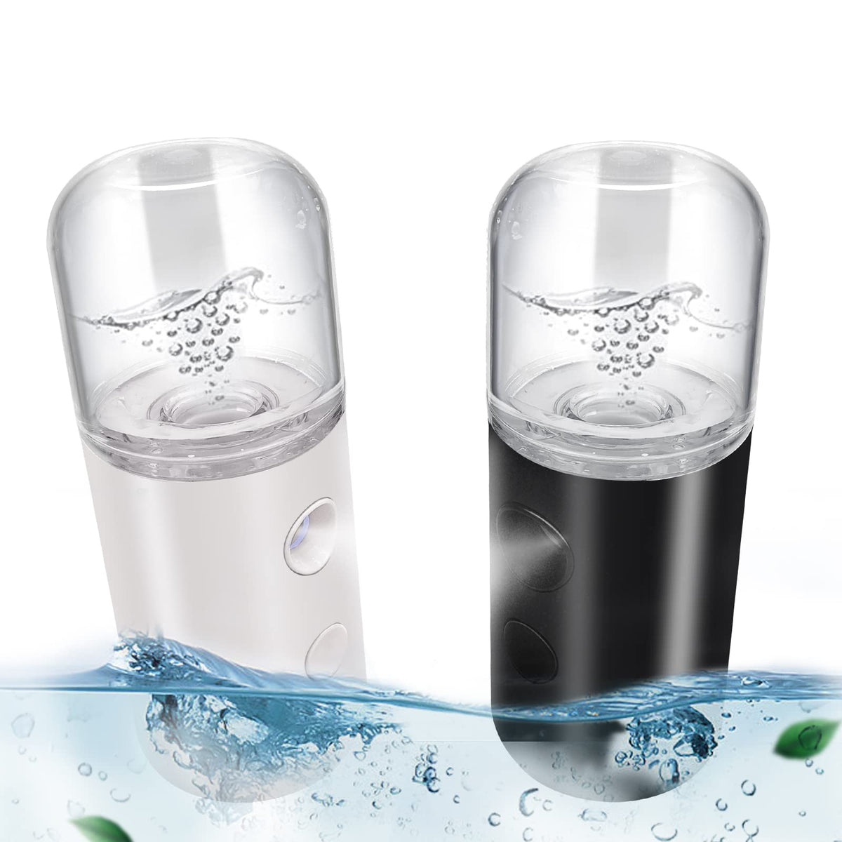 Kingsmile 2Pack Portable Facial Mister - Nano Mist Sprayer For Hydration & Eyelash Extensions