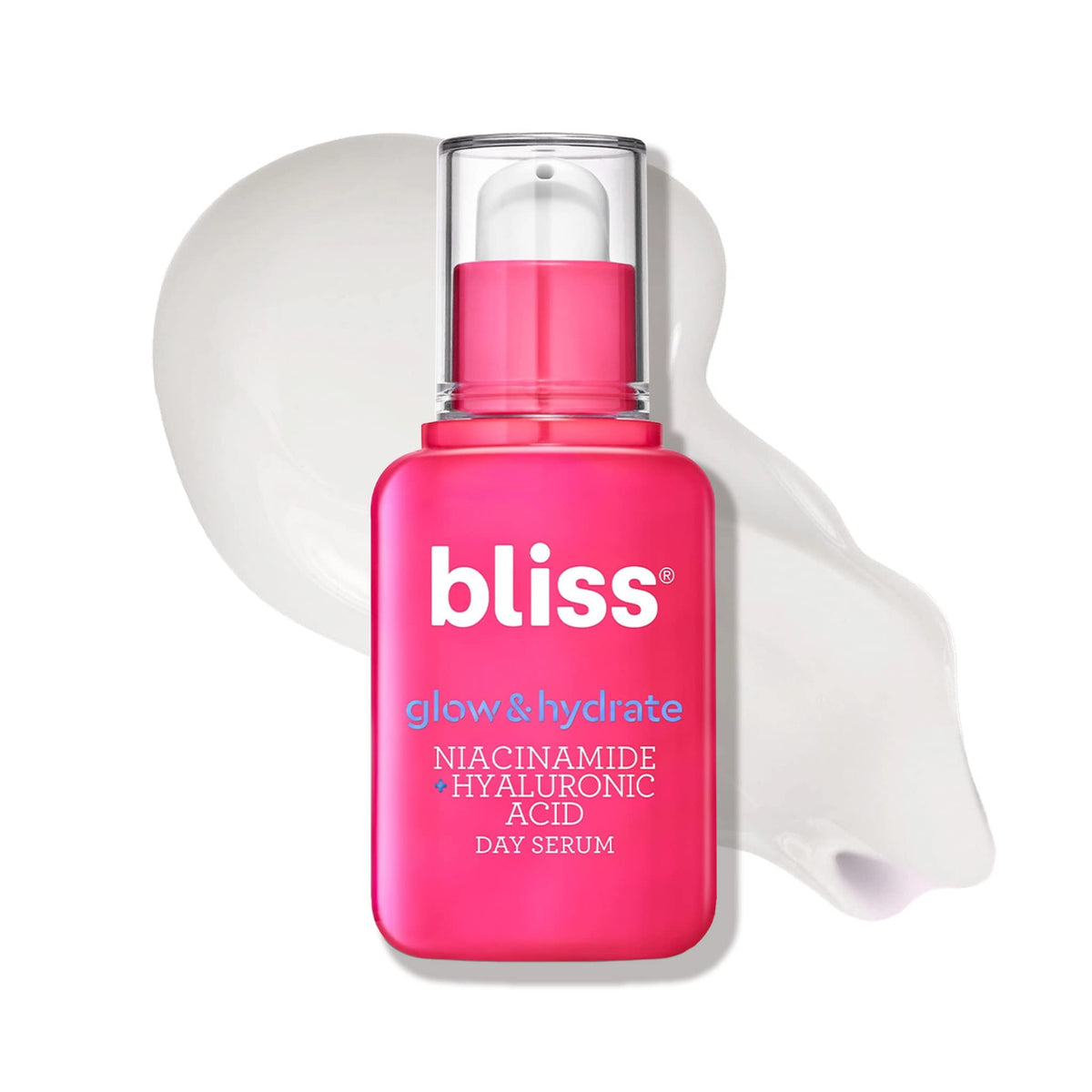 Bliss Glow & Hydrate Serum - Niacinamide & Hyaluronic Acid, Vegan, 1 Fl Oz, Hydrates & Defends