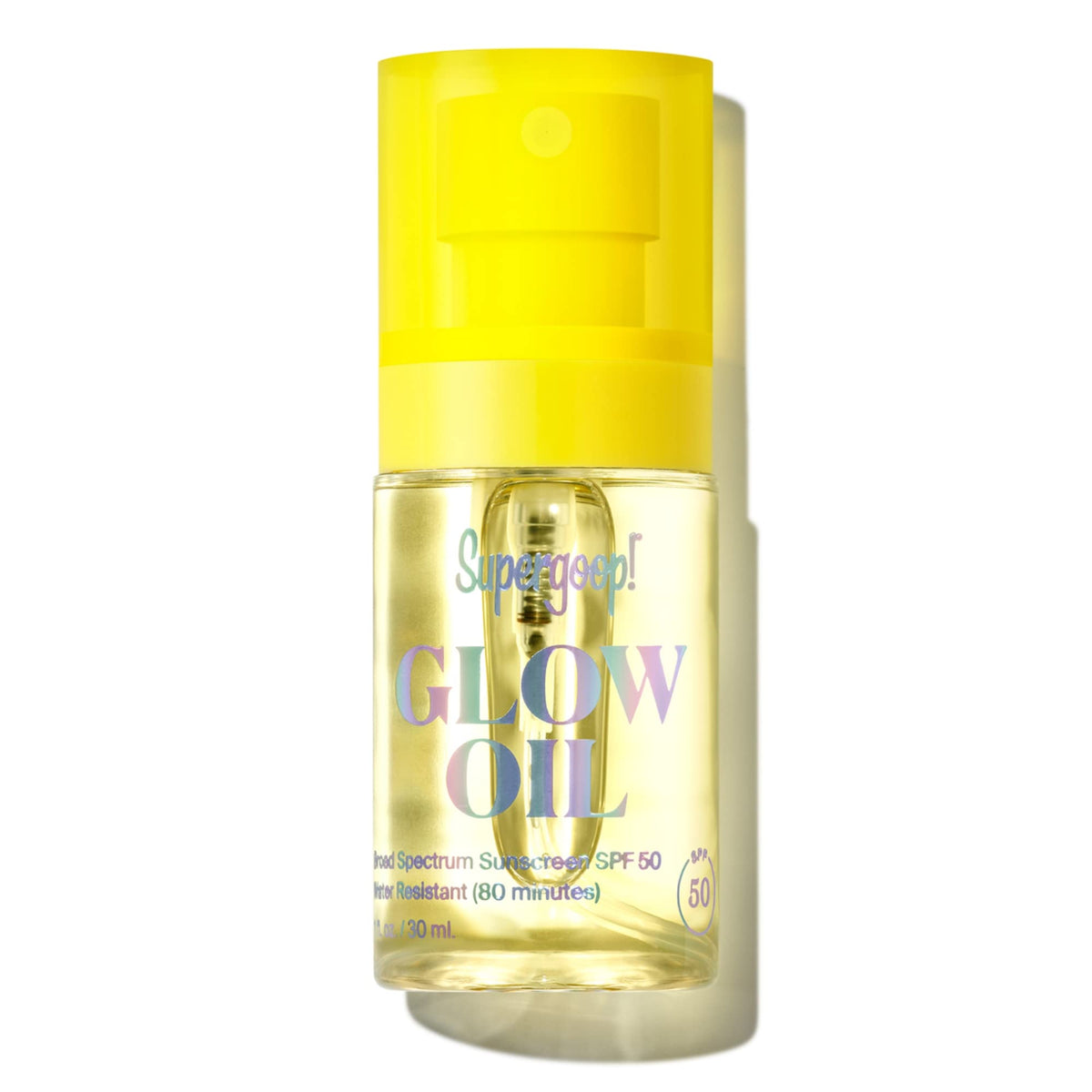 Supergoop! Glow Oil SPF 50 - Hydrating Body Oil with Vitamin E & Natural Extracts, 1 fl oz