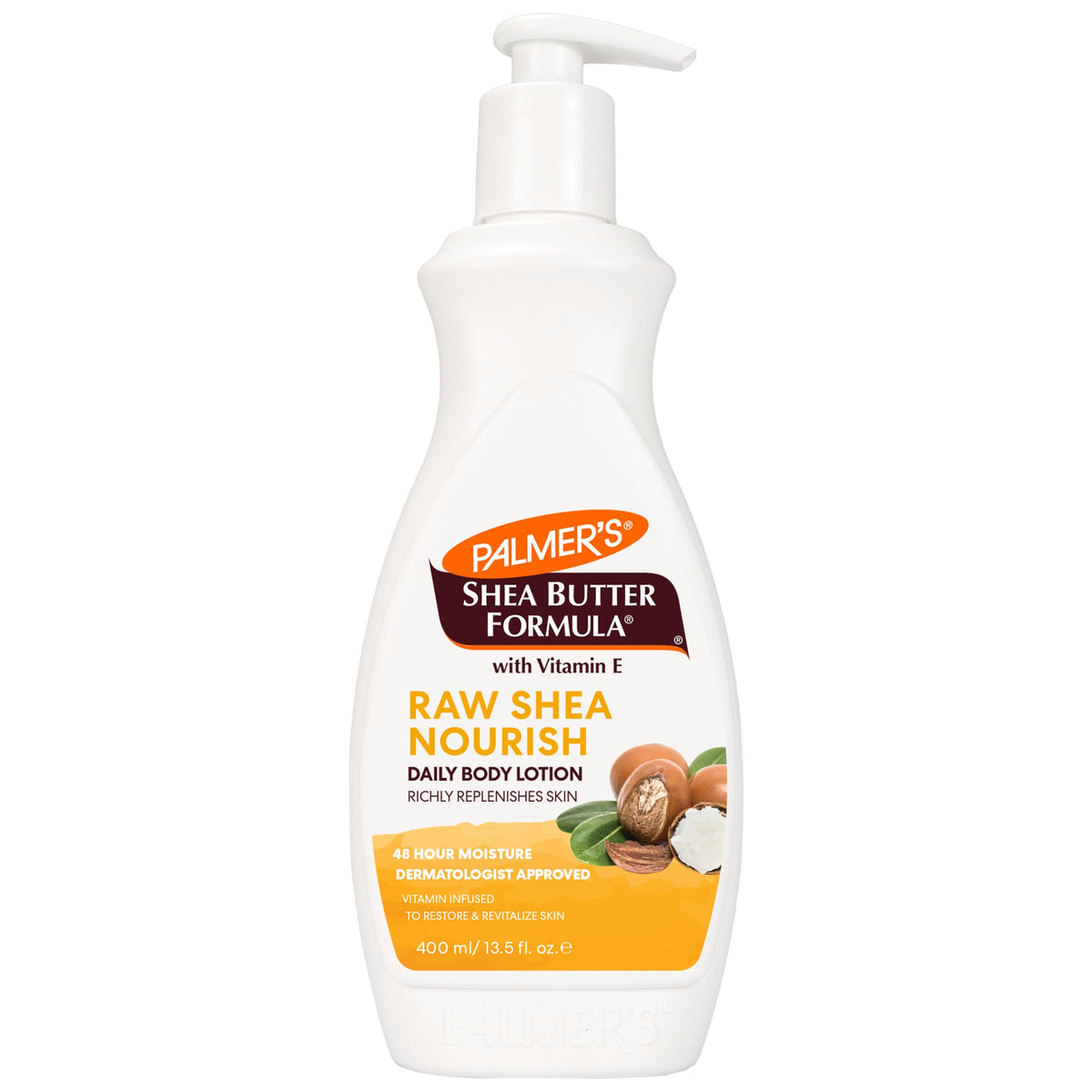 Palmer'S Raw Shea Body Lotion Pump, 13.5 Oz - Moisturizing, Nourishing Skin Care