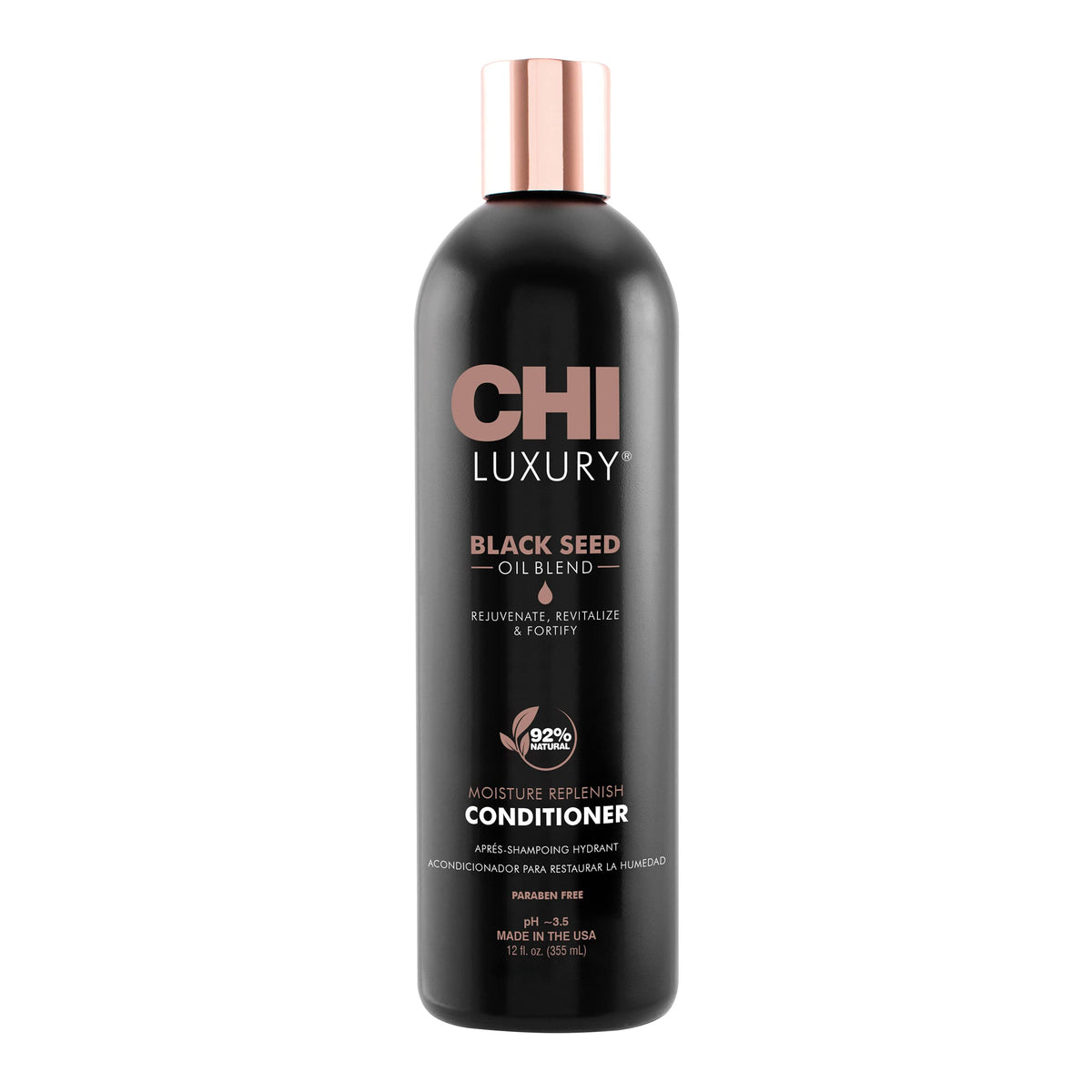 CHI Luxury Black Seed Oil Moisture Replenish Conditioner  12 Fl Oz