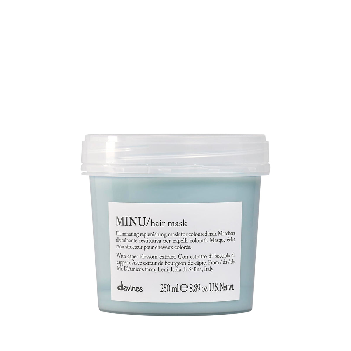 Davines Minu Hair Mask - 8.45 Fl Oz, Nourishing Treatment For Soft, Manageable Hair