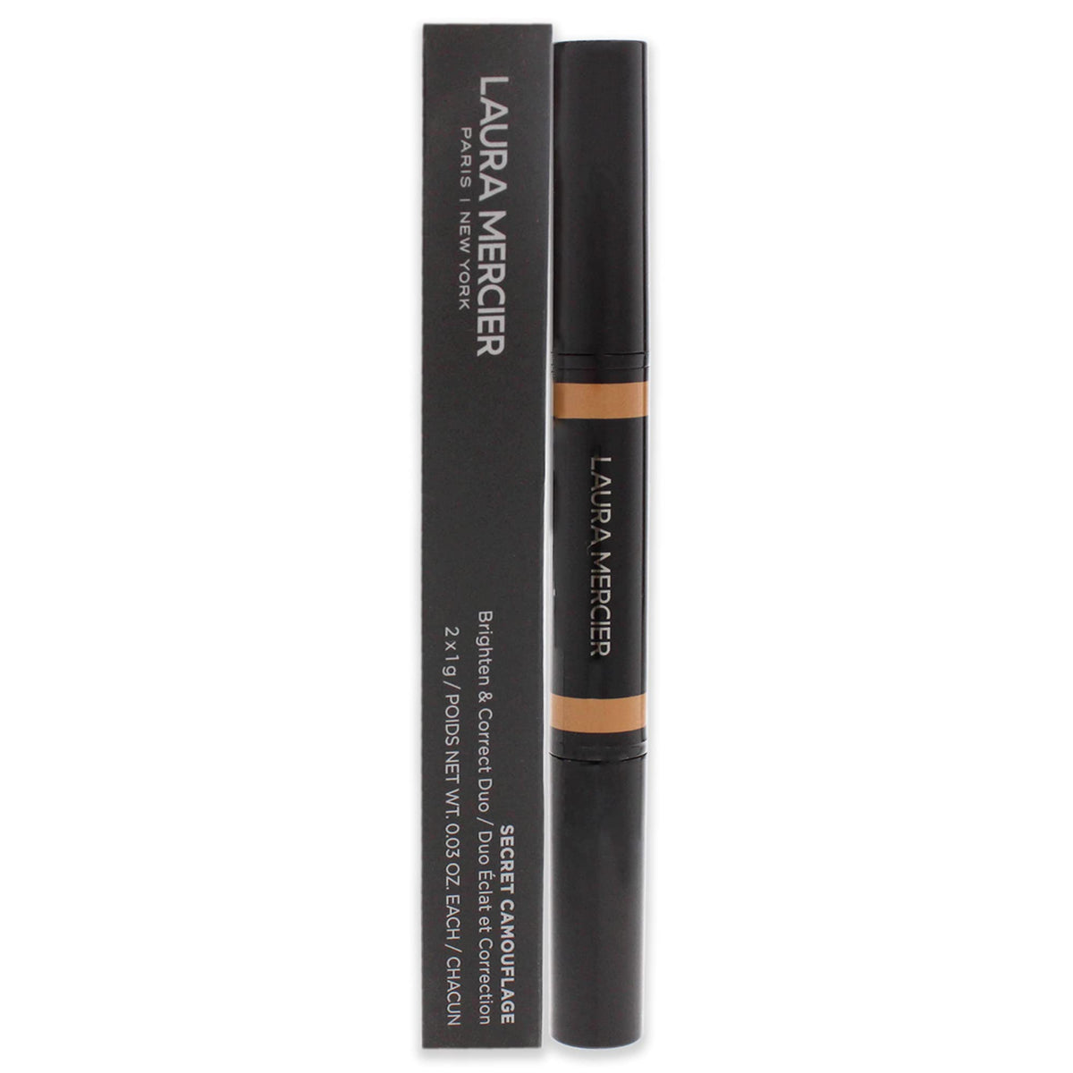 Laura Mercier Secret Camouflage Concealer Duo Stick, 3N Medium, 0.3 Oz - Ideal For Flawless Skin