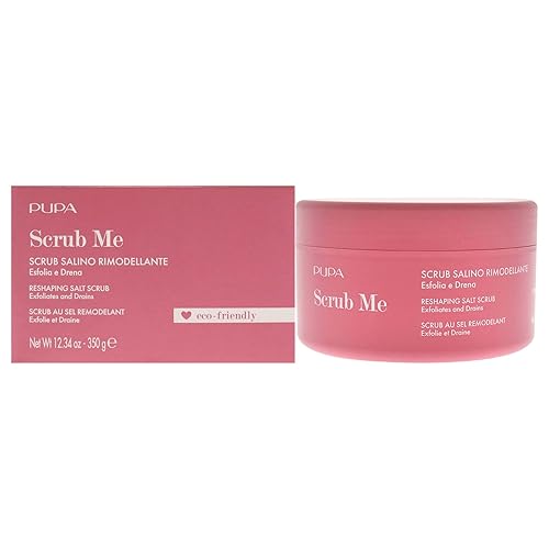 Pupa Milano Scrub Me Salt Scrub - Fluid Retention, Nourishes Skin, 12.34 Oz